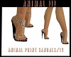 IV/Animal Print Sandals