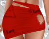 Love skirt red
