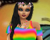 2-Piece Dress Rainbow