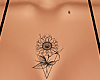 Daisy Chest Tattoo