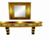 Gold mirror