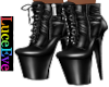 Black Latex Yeniz Boots