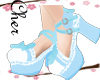 sweet lolita shoes blue