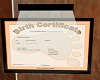 Derive birth certificate