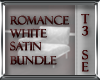 T3 Romance White Satin