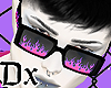 Dx.Purple Flame Glasses