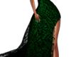 ha. Webbed Dress Green