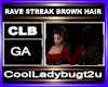 RAVE STREAK BROWN HAIR