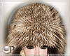 Fancy Beige Fur Hat