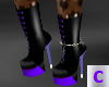Mystic Purple PVC Boots