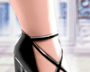 Shiny leather heels