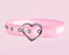 Pinku Heart Collar