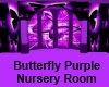 Purple butterfly nursery