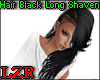 Hair Black Long Shaven 1