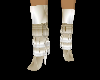 White Fringe Boots