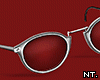 Nt. Red Silver Glasses