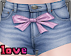 bowy femboy shorts