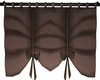 brown dark curtain