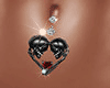 Belly Skull Piercing