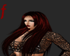 red black sexy long hair