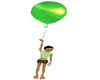 Balloon Hanging Green