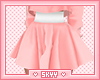 Kids Pink & White Skirt
