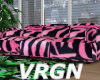 Pink Zebra Couch
