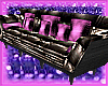 Pink/black Retro couch