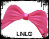 L:Head Bow-Pink