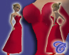 Red Cinched Gown