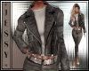 [J]Nina Leather Jacket -