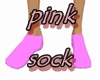 pink ankle sock