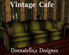 vintage cafe sofa