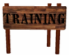 Wooden Training Sign