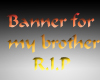 Banner for my brother