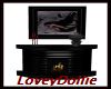 Goth Fireplace w Picture