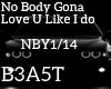 No Body Gona Love You