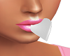 White Amor Lip Heart