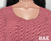 B| Crop Sweater Rose