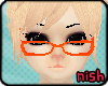 [Nish] Glasses Orange  F