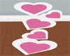 Pink Stacked Hearts