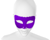 Mardi gra-M purp Mask