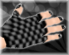 Checkered Gloves Grey