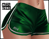 Emerald Silk Shorts