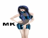 ! Blue fur outfit MK