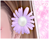 Lavender Hair Flower L