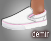 [D] Ken white loafer