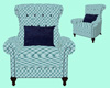 💖 Wing chair blue