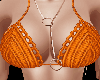 Crochet Orange Bikini