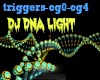 D3`Cyan/gold DNA light
